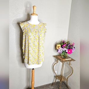 LOFT Floral Top Size XS